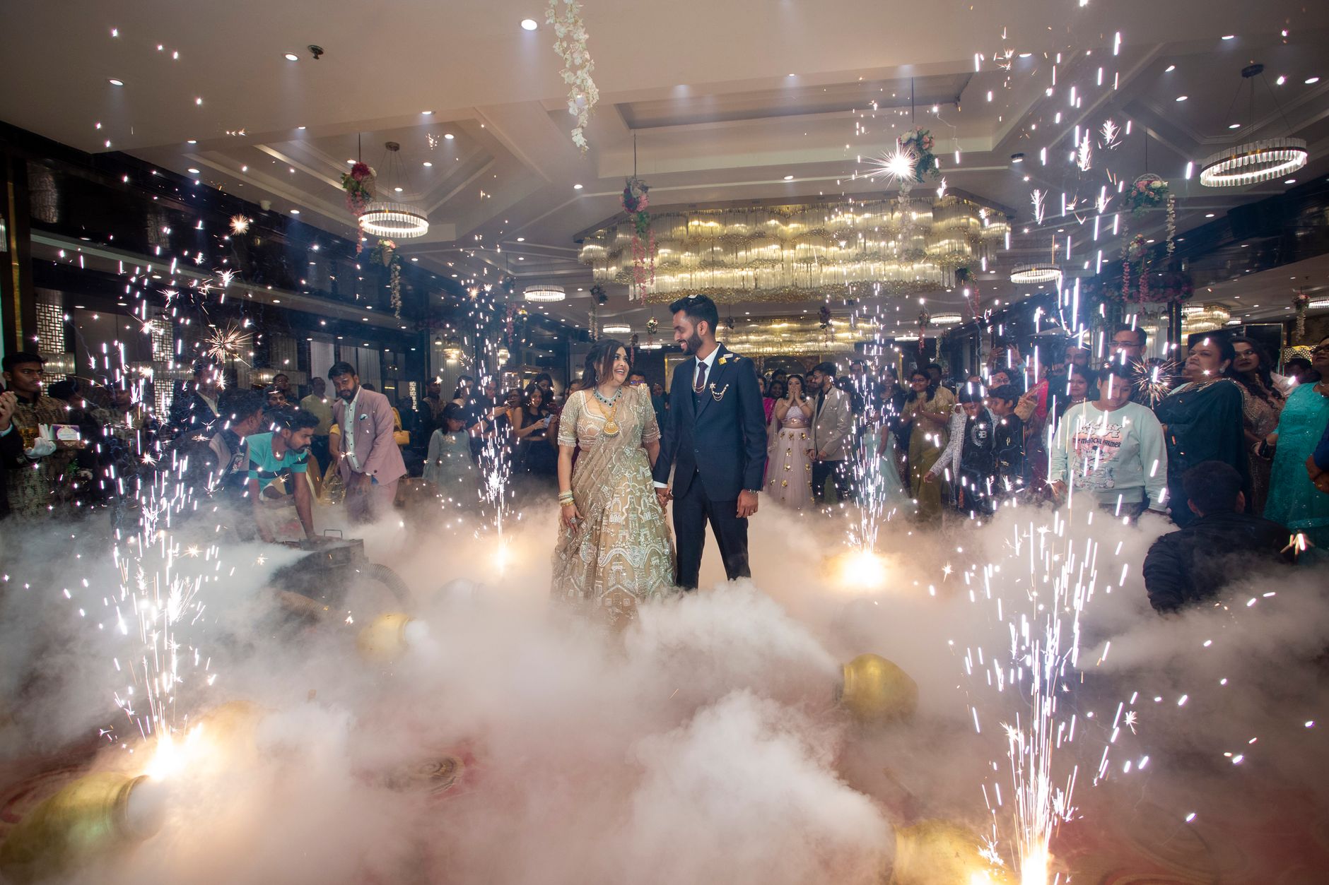 Wedding reception celebration